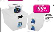 Addis 4 Piece Storage Box Set-Per Set