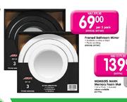 Framed Bathroom Mirror-Per 3 Pack
