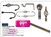 Gothic Range Poles-2.5m Each