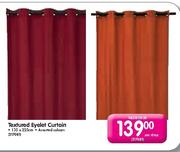 Textured Eyelet Curtain-135x225cm Per Drop