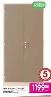 Steel stationery top cupboard makro
