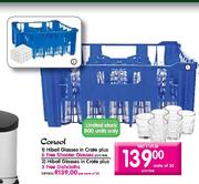 Consol Hiball Glasses in Crate Plus 6 Free Shooter Glasses-crate of 30