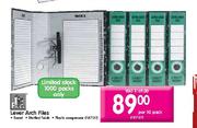 Lever Arch Files-per 10 pack
