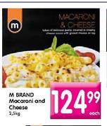 M Brand Macaroni & Cheese-2.5kg Each