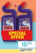 Toilet Duck Active Liquid-2 x 500ml 