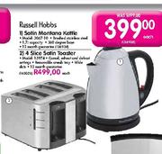 Russell Hobbs Satin Montana Kettle-1.7 Ltr (3067-10)