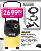 Karcher 1800W Wet and Dry Vacuum Cleaner (Wo7.700P)