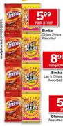 Simba Chips Strips Assorted-Per Strip