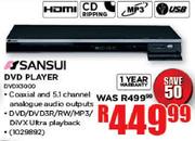 Sansui DVD Player-DVDX3000