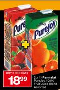 Parmalat PureJoy 100% Fruit Juice Blend-2 x 1Ltr