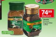 Jacobs Kronung Regular/Mild Coffee-200gm Each