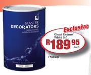 Gloss Enamel White-5l Each