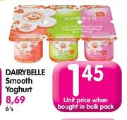 Dairy Belle Smooth Yoghurt-6's