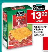 Checkers Choice Meal Kit Assorted-each