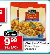 Checkers Choice Pasta Sauce Assorted-125g each