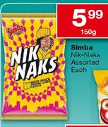 Simba Nik-Naks Assorted Each-150g
