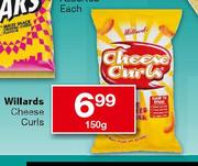Willards Cheese Curls-150g