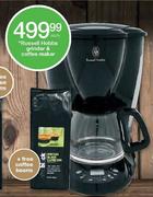 Russell Hobbs Grinder & Coffee Maker-Each + Free Coffee Beans  