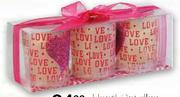 Heart Candles-3's Per Pack