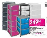 Big Jim 6 Drawer Storage Set-per set