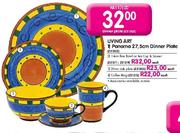 Living Art 14cm Rice Bowl or Tea Cup & Saucer-each