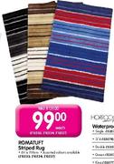 Romatuft Striped Rug-60 x 100cm each
