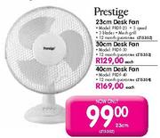 Prestige 23cm Desk Fan (PRD-23)