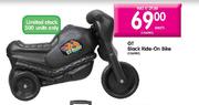 GT Black Ride-On Bike
