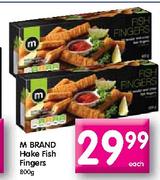 M Brand Hake Fish Fingers-800gm