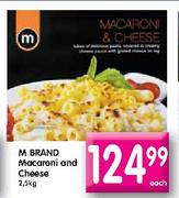 M Brand Macaroni and Cheese-2.5kg