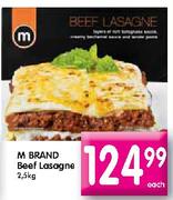 M Brand Beef Lasagne-2.5kg