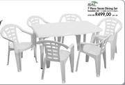 Sal 7 Piece Siesta Dining Set-Per Set