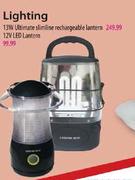 Lighting 13W Ultimate Slimline Rechargeable Lantern