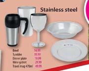 Stainless Steel Wine Goblet