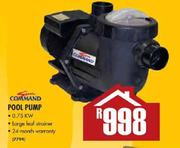 Command Pool Pump-0.75KW
