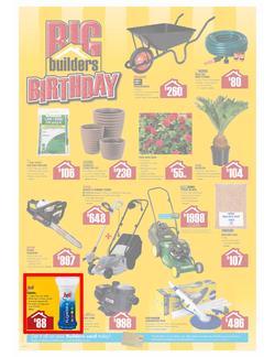 Builders Warehouse : Big Builders Birthday (23 Sep - 7 Oct) - KZN Only, page 4