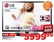 LG 42" (107cm) LED(42LM3400)