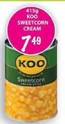 Koo Sweetcorn Cream-415g