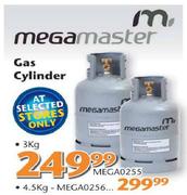 Megamaster Gas Cylinder-3kg Mega0255