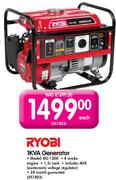 Ryobi 1KVA Generator-RG-1200
