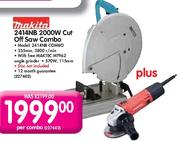 Makita 2000W Cut Off Saw Combo-2414NB