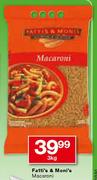 Fatti's & Moni's Macaroni-3kg