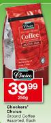 Checkers' Choice Ground Coffee-250gm