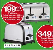 Platinum 4 Slice Toaster-Each 