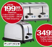 Platinum 2 Slice Toaster-Each