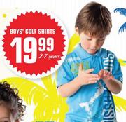 Boys Golf Shirts(2-7 Years)
