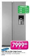 Samsung Side-By-Side  Fridge/Freezer-660Ltr Each