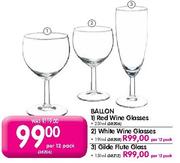 Ballon 250ml Red Wine Glasses-Per 12 Pack