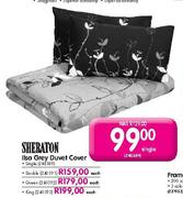 Sheraton Duvet cover Ilsa Grey Queen-Each