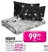 Sheraton Duvet cover Ilsa Grey King-Each